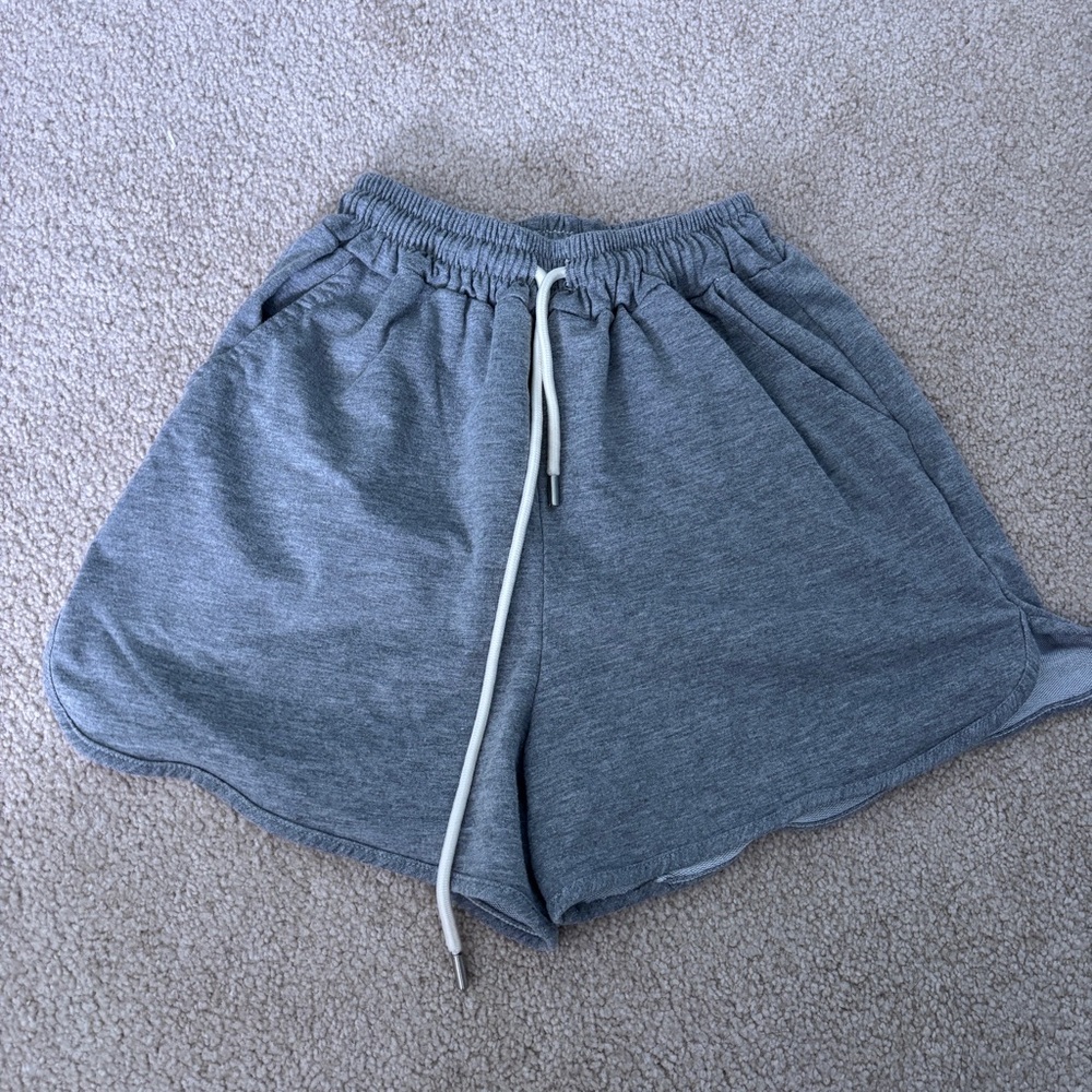 Brand New Gray Lounge Sport Shorts Size M Medium